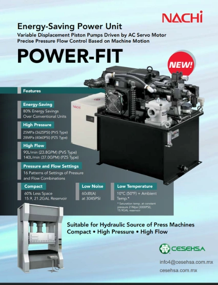 Brochure de las Unidades Hidraulicas Power Fit