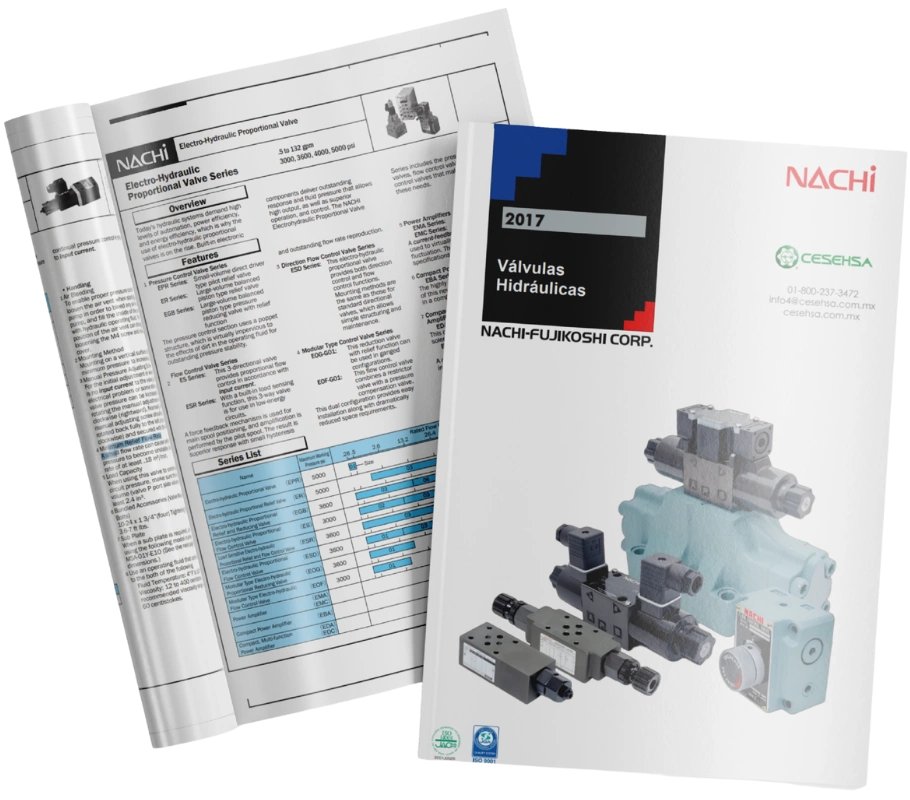 Catalogo (pdf) Valvulas Hidraulicas Nachi