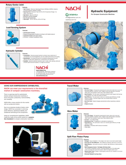 Catalogo de Equipamiento hidraulico