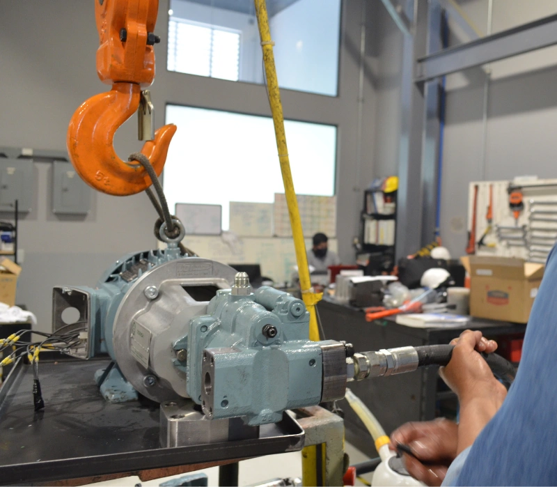 Aplicacion de bombas de bombas de plaetas NACHI